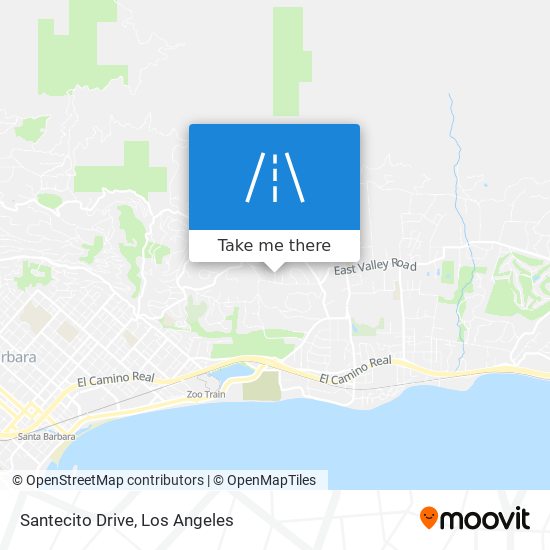 Santecito Drive map
