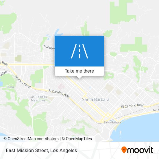 East Mission Street map