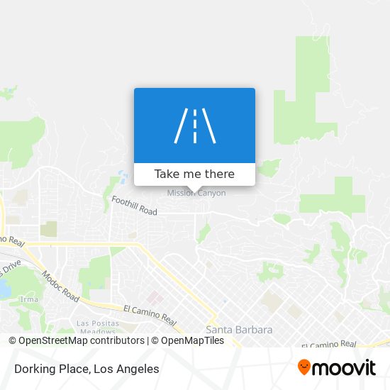 Dorking Place map