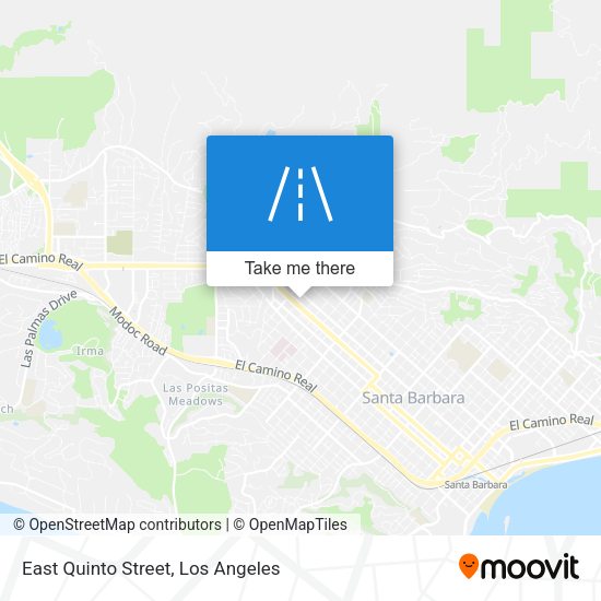 East Quinto Street map