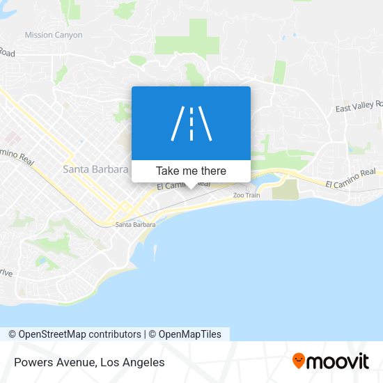 Mapa de Powers Avenue