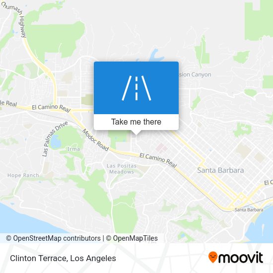 Clinton Terrace map