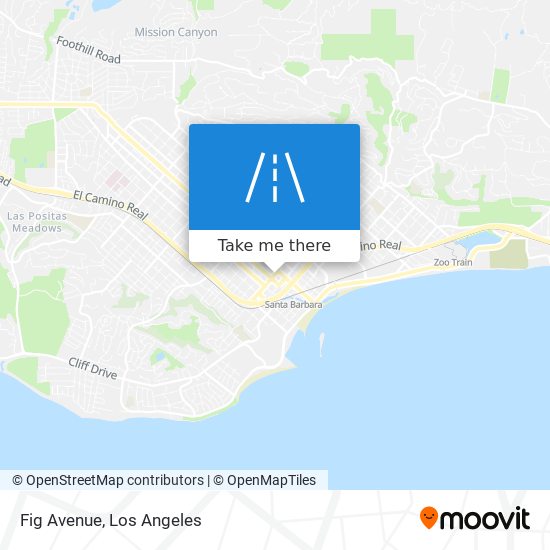 Fig Avenue map