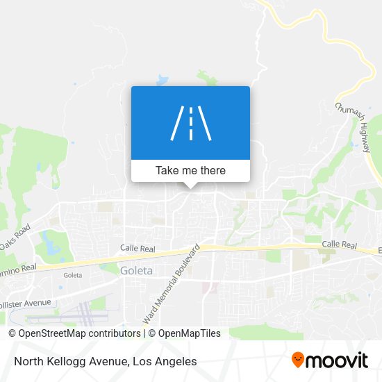 North Kellogg Avenue map
