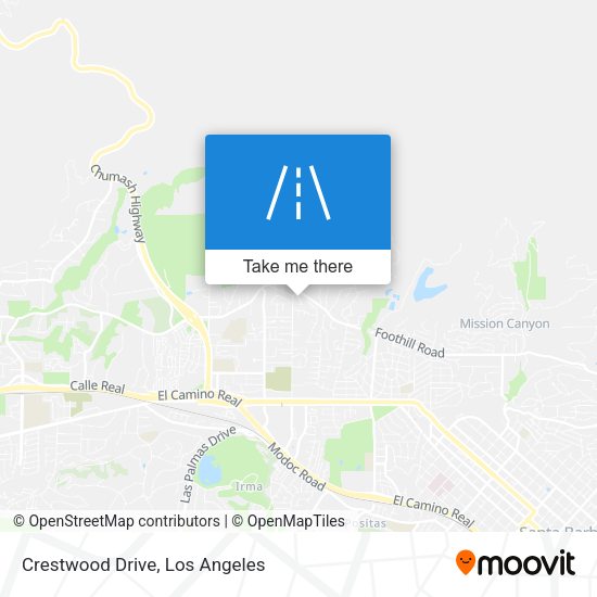 Crestwood Drive map