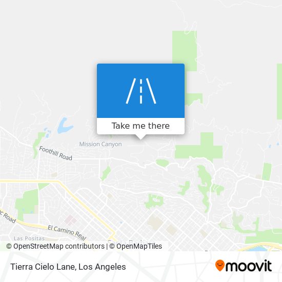 Mapa de Tierra Cielo Lane