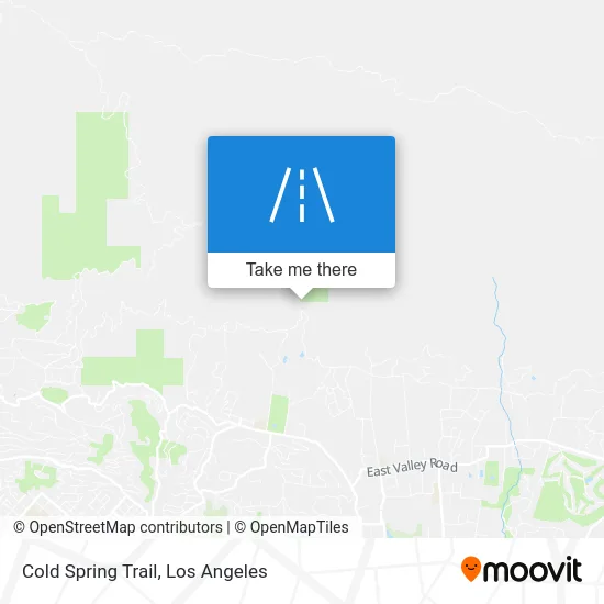 Cold Spring Trail map