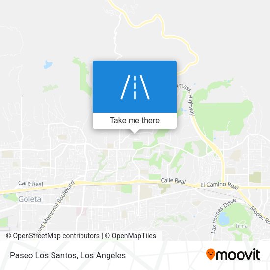 Paseo Los Santos map