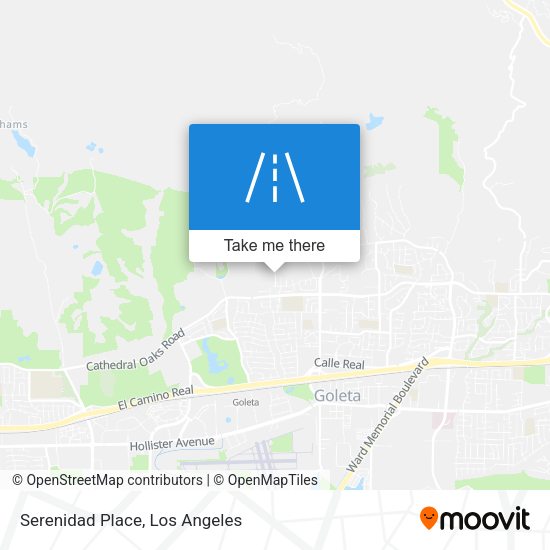 Serenidad Place map
