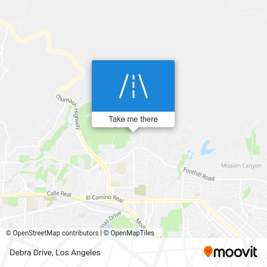 Mapa de Debra Drive