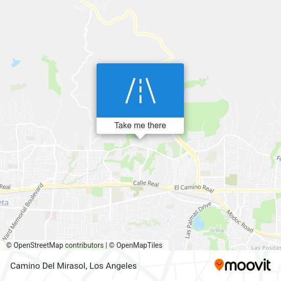 Camino Del Mirasol map
