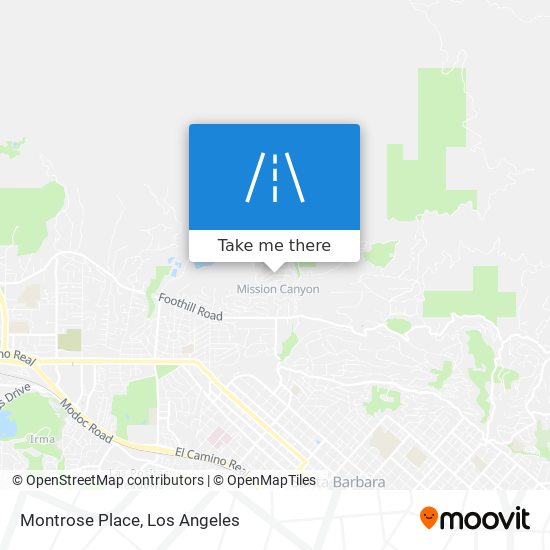 Mapa de Montrose Place