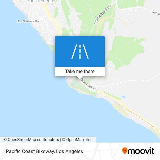 Pacific Coast Bikeway map