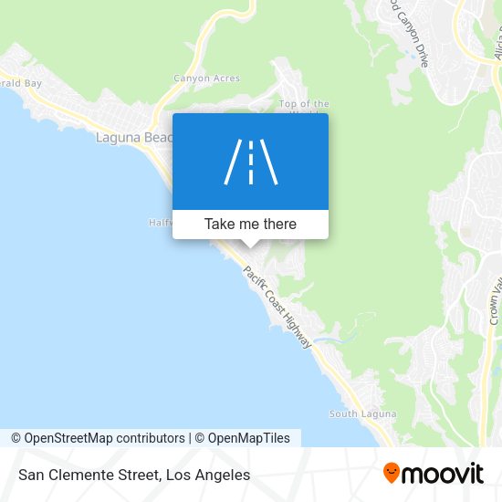 San Clemente Street map