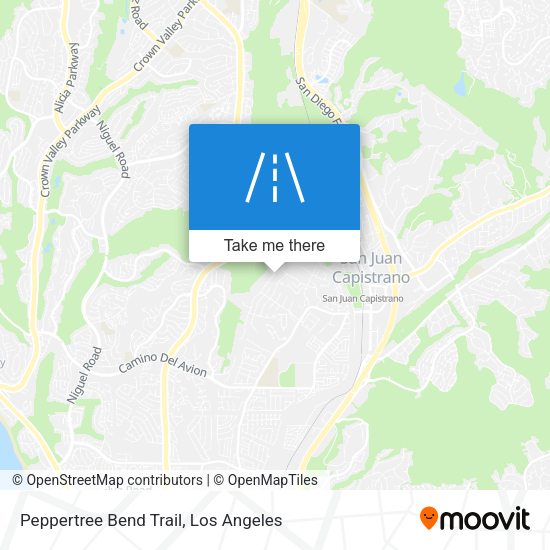 Peppertree Bend Trail map