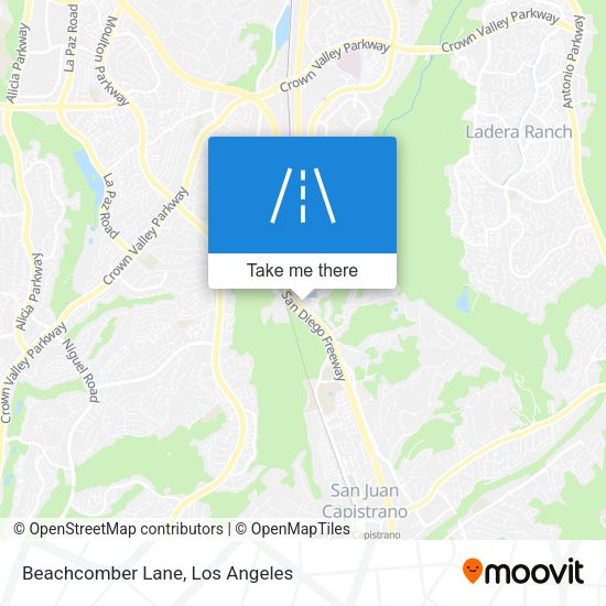 Beachcomber Lane map