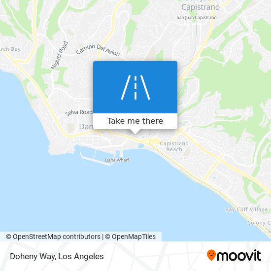 Mapa de Doheny Way