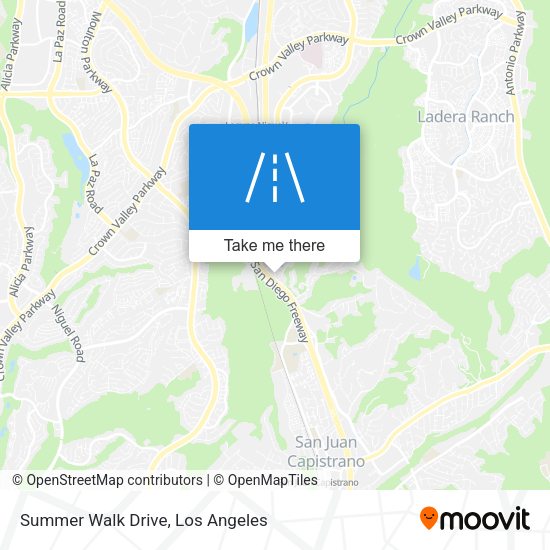Summer Walk Drive map