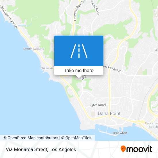 Via Monarca Street map