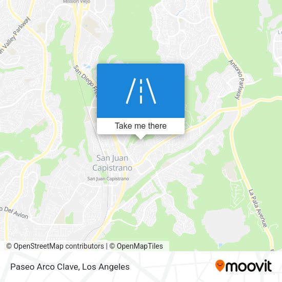 Paseo Arco Clave map