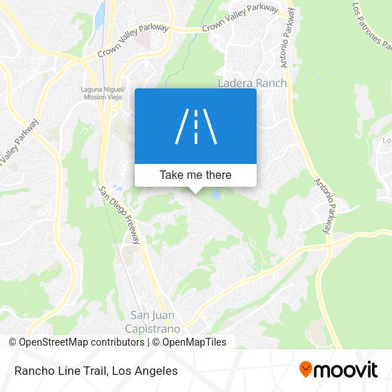 Rancho Line Trail map