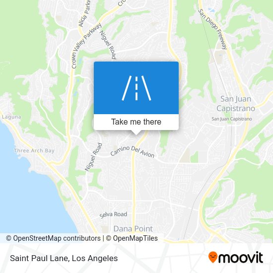 Mapa de Saint Paul Lane