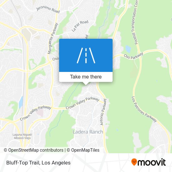 Bluff-Top Trail map
