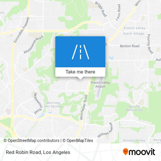 Mapa de Red Robin Road