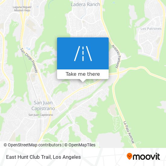 East Hunt Club Trail map