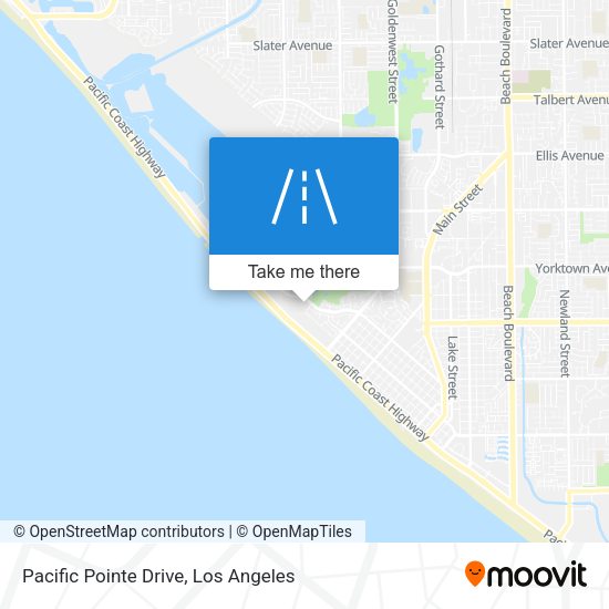 Mapa de Pacific Pointe Drive