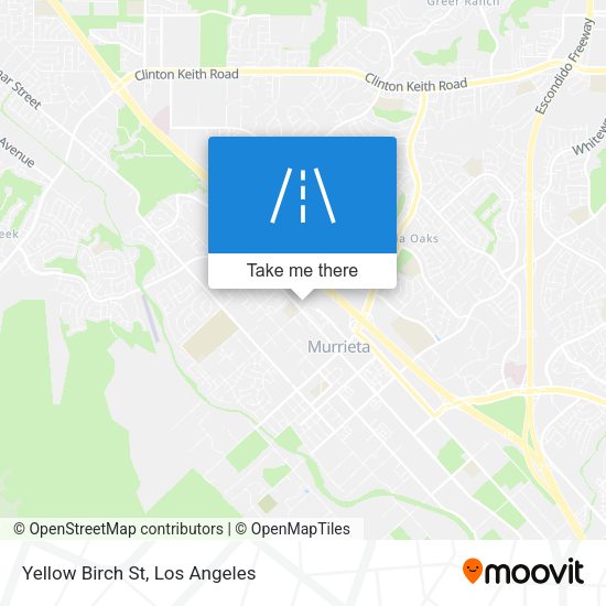 Yellow Birch St map