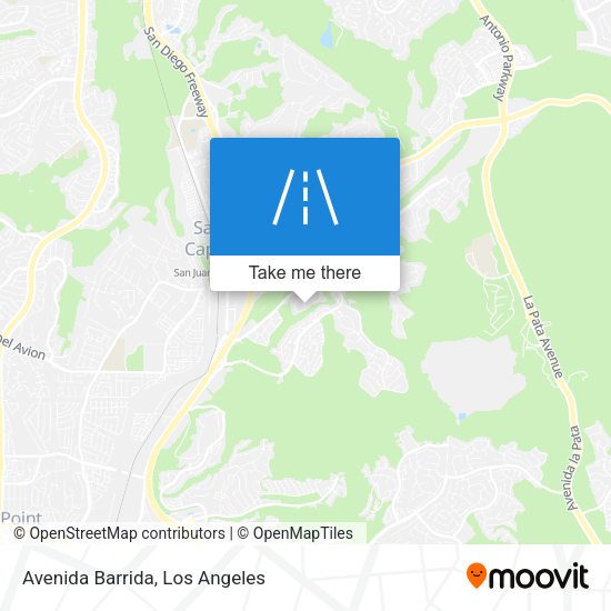 Mapa de Avenida Barrida