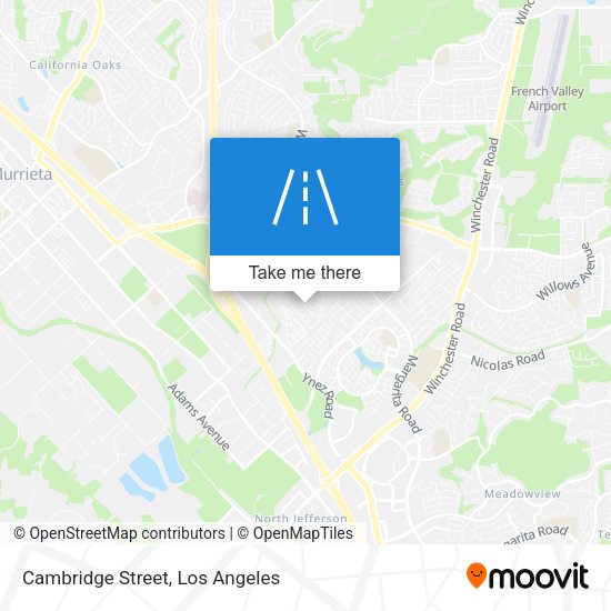 Mapa de Cambridge Street
