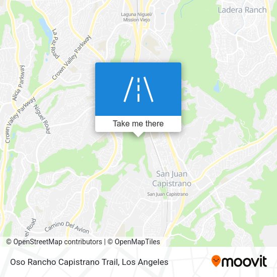 Mapa de Oso Rancho Capistrano Trail