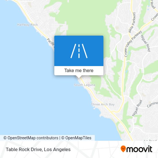 Mapa de Table Rock Drive