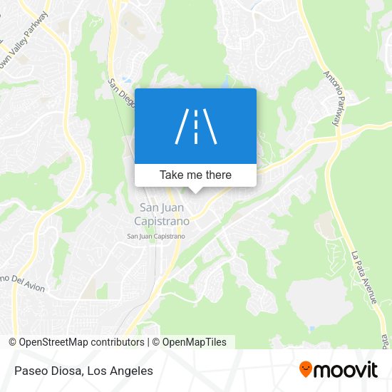 Mapa de Paseo Diosa