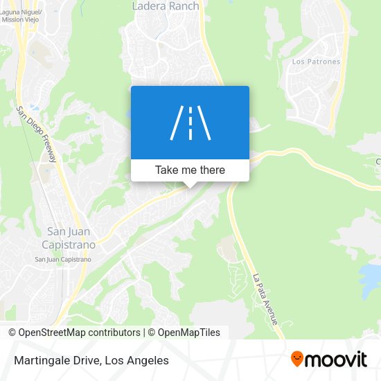 Martingale Drive map