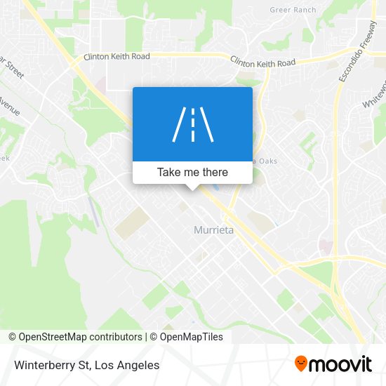 Winterberry St map