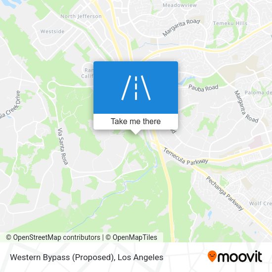 Mapa de Western Bypass (Proposed)