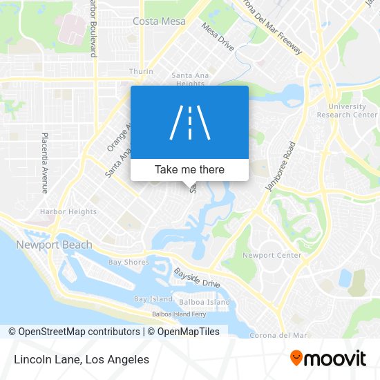 Mapa de Lincoln Lane
