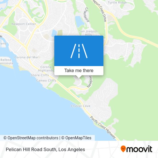 Pelican Hill Road South map