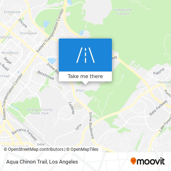 Aqua Chinon Trail map