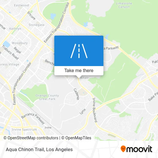Aqua Chinon Trail map
