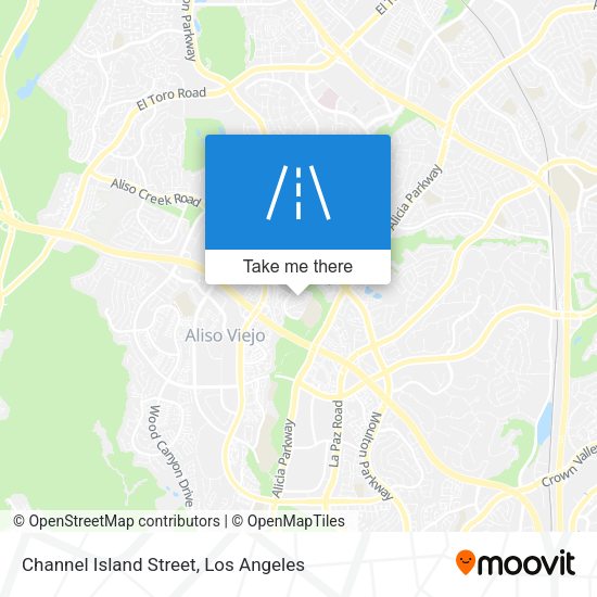 Channel Island Street map