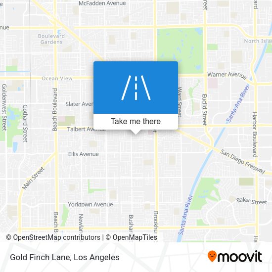 Gold Finch Lane map