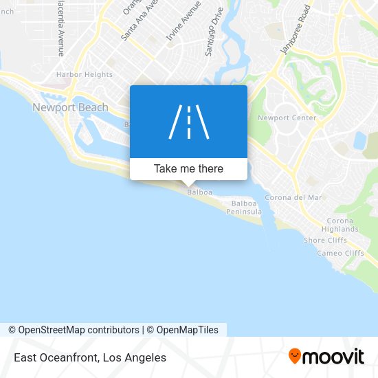 East Oceanfront map