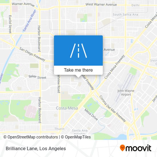 Mapa de Brilliance Lane