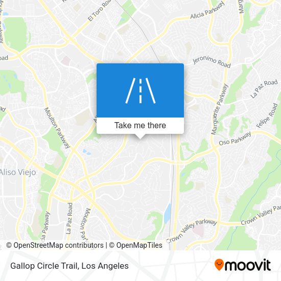 Gallop Circle Trail map