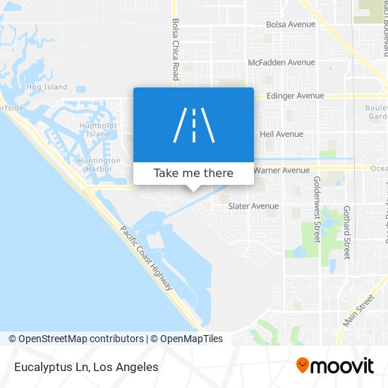 Eucalyptus Ln map