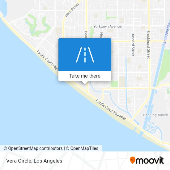 Vera Circle map